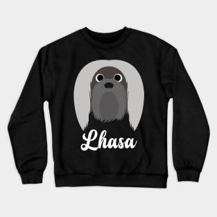 Lhasa - Lhasa Apso Long Hair Crewneck Sweatshirt